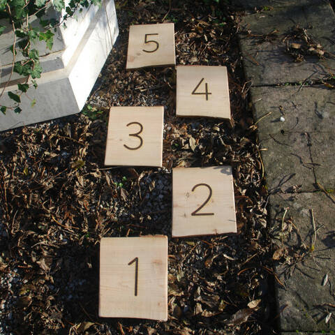 Numeral Stepping Boards